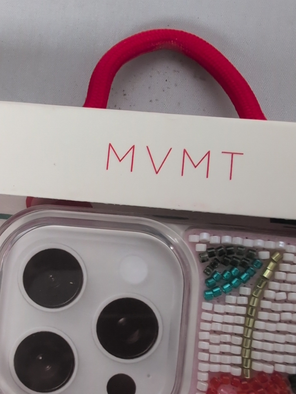 MVMT Beaded Limited Edition Cherries iPhone 16 Pro Max Phone Case - Picture 2 of 6